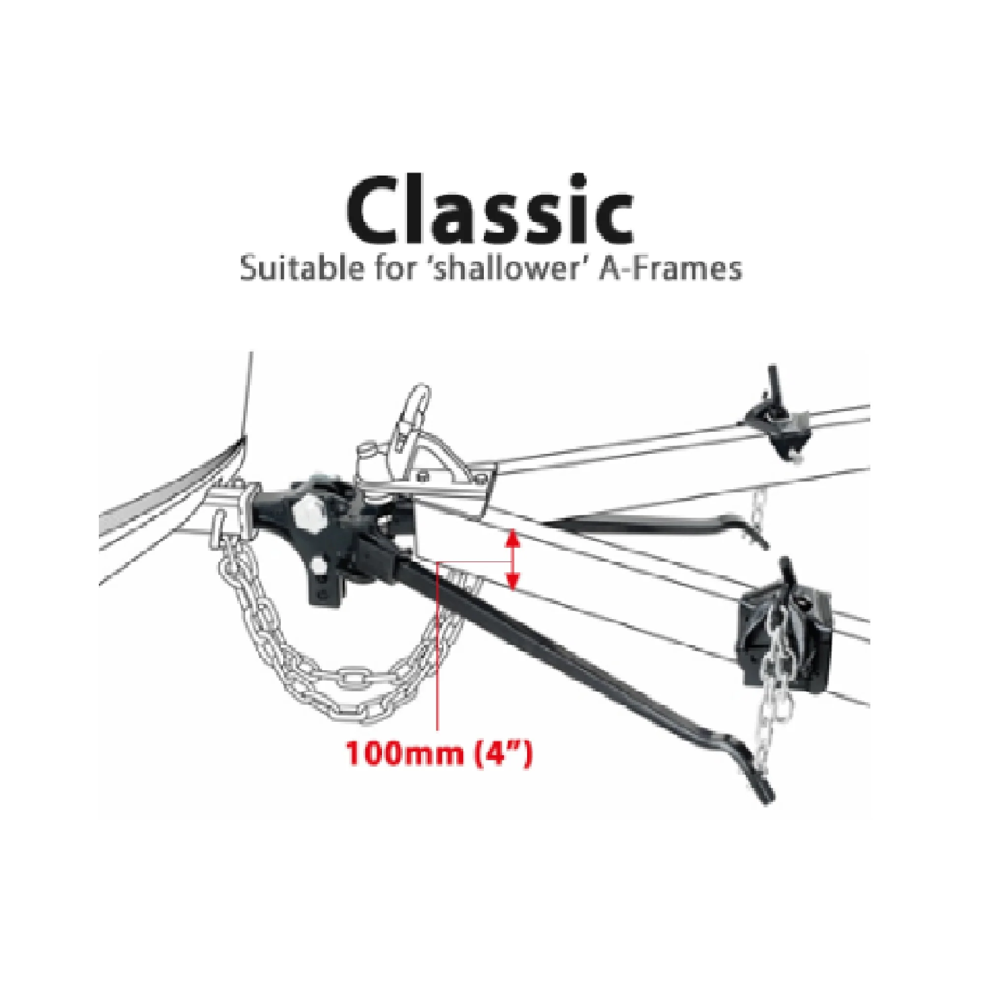 Hayman Reese 800lb Heavy Duty Weight Distribution Kit with Truncated 30" Spring Arms - Image 10