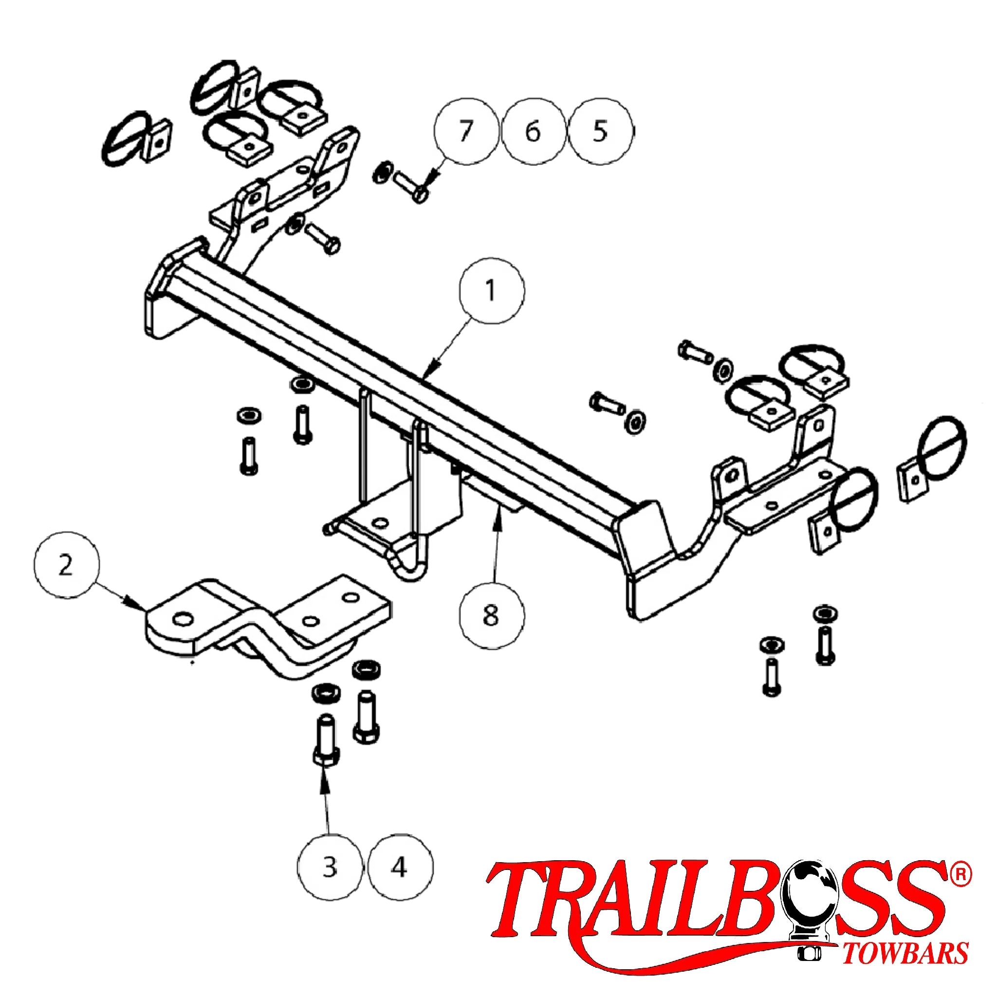 BMW 3 Series F30 Sedan 03/2012 - 06/2019 - Towbar Kit - Image 3
