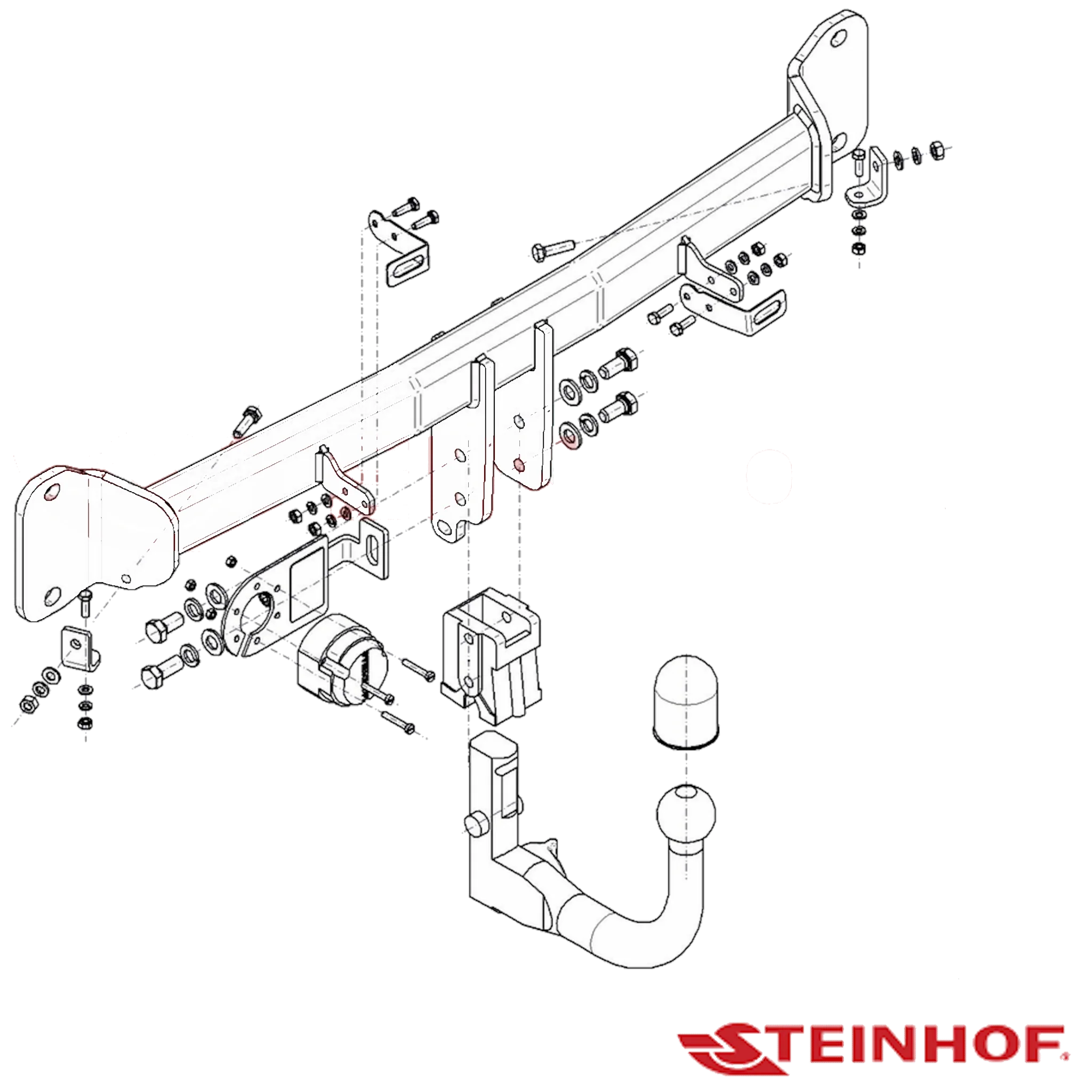 BMW 5 Series F10 Sedan 05/2010 - 01/2016 (Inc M Sport package)  (Not M model) - Towbar Kit - Image 3
