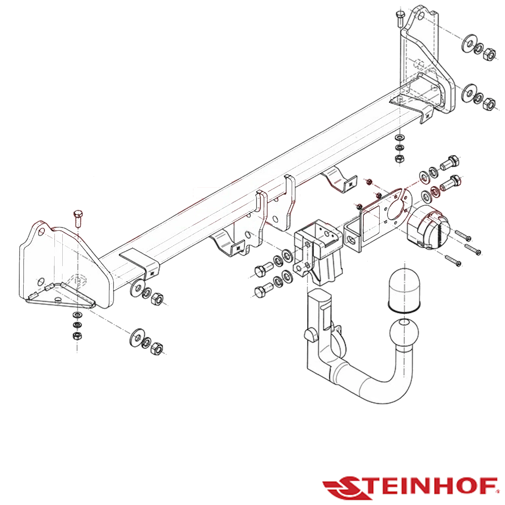 BMW 5 Series Grand Turismo Hatch 11/2009 - 03/2017 - Towbar Kit - Image 3